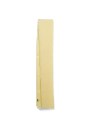 Loro Piana Pre-Owned frayed-edges scarf - Yellow