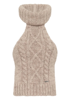 DSQUARED2 roll-neck knitted top - Neutrals