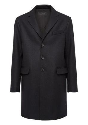 DSQUARED2 single-breasted midi coat - Black