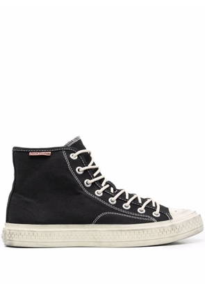 Acne Studios Ballow tumbled high-top sneakers - Black