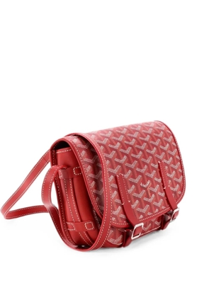 Goyard Pre-Owned Belvedere Messenger Bag Coated Canvas with Leather PM crossbody bag - Red