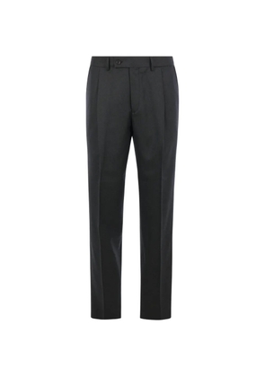 Caruso pleated-front tailored trousers - Green