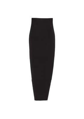 Rick Owens raw-hem maxi skirt - Black