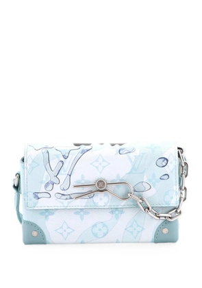 Louis Vuitton Pre-Owned Steamer Wearable Wallet Limited Edition Aquagarden Monogram Canvas crossbody bag - Blue