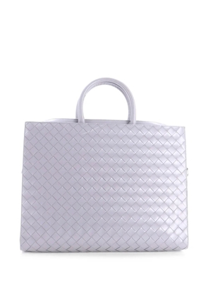 Bottega Veneta Pre-Owned Convertible Frame Briefcase Intrecciato Nappa business bag - Grey