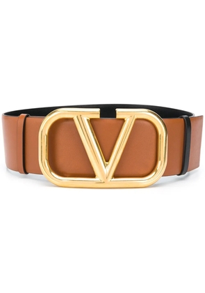 Valentino Garavani 70mm VLogo Signature reversible belt - Brown
