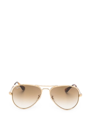 Ray-Ban pilot-frame double-bridge sunglasses - Gold