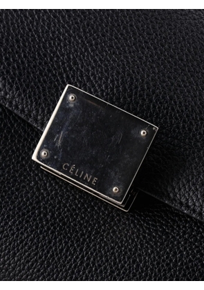 Celine Pre-Owned Trapeze Bag Leather Medium satchel - Black