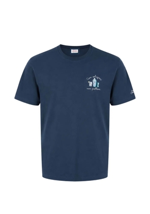 MC2 Saint Barth Portofino embroidered T-shirt - Blue