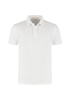Aurélien linen polo shirt - White