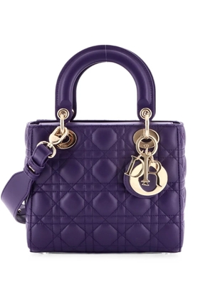 Christian Dior Pre-Owned My ABCDior Lady Dior Bag Cannage Quilt Lambskin crossbody bag - Purple