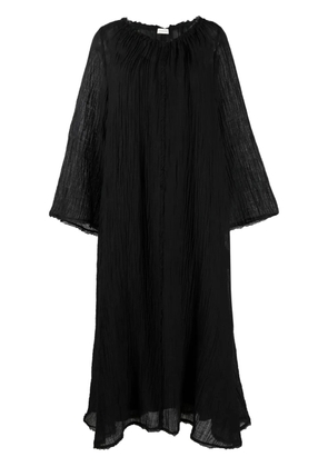 By Malene Birger frayed-edge maxi dress - Black