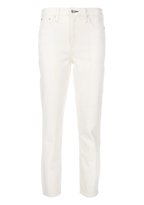rag & bone Nina high-rise cigarette jeans - White