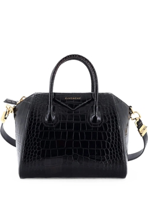 Givenchy Pre-Owned Antigona Bag Crocodile Embossed Leather Small satchel - Black