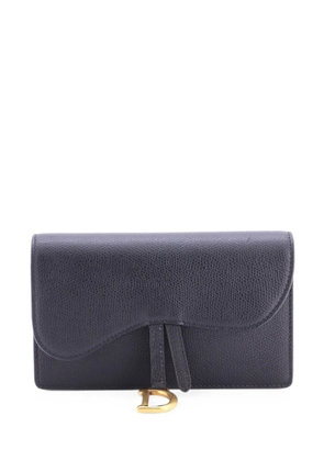Christian Dior Pre-Owned Saddle Rectangular Leather belt bag - Black