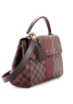 Louis Vuitton Pre-Owned Bond Street Handbag Damier with Leather MM satchel - Brown