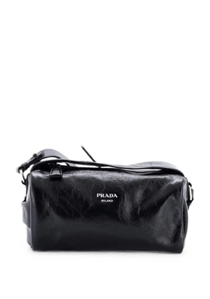 Prada Pre-Owned Convertible Top Zip Nappa Leather Small shoulder bag - Black