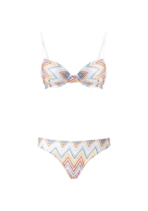 Missoni zigzag-print bikini - White