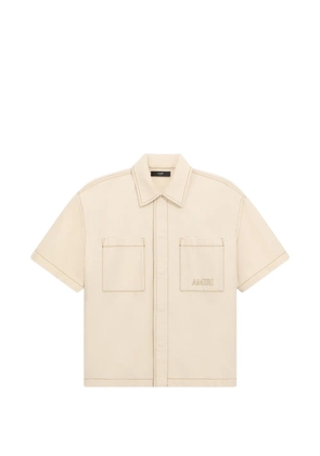 AMIRI short-sleeve denim shirt - Neutrals