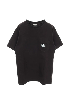 Christian Dior Pre-Owned x Shawn Stussy 2000s embroidered pocket T-shirt - Black
