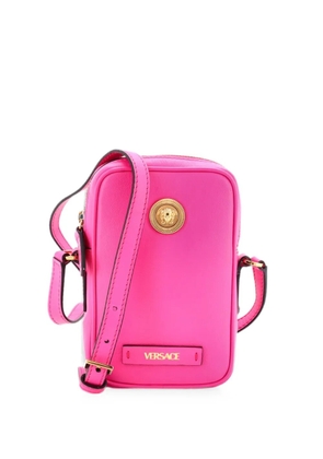 Versace Pre-Owned Medusa Biggie Pouch Leather Micro crossbody bag - Pink
