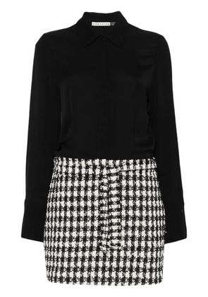 alice + olivia shirt midi dress - Black
