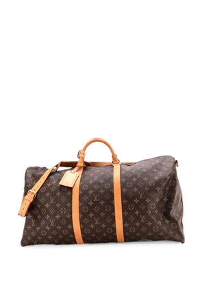 Louis Vuitton Pre-Owned Keepall Bandouliere Bag Monogram Canvas 60 travel bag - Brown