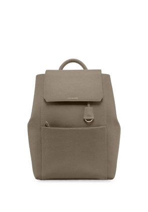 MAISON de SABRÉ large Soft leather backpack - Grey