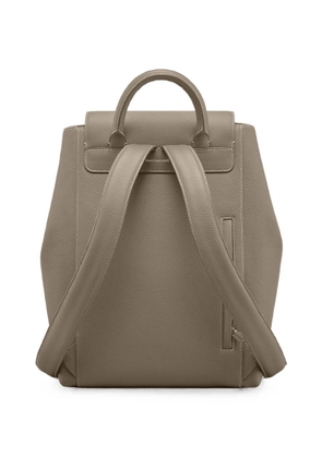 MAISON de SABRÉ large Soft leather backpack - Grey