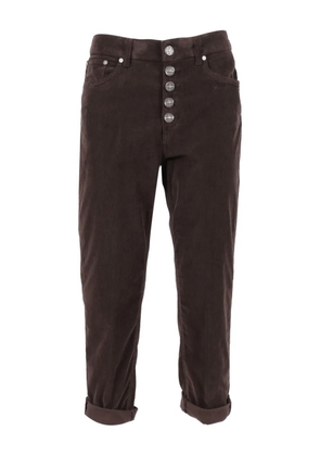 DONDUP button-fly corduroy trousers - Brown