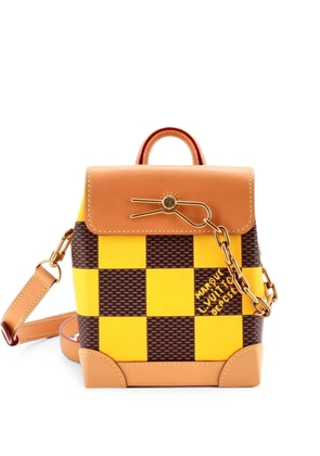 Louis Vuitton Pre-Owned Steamer Bag Damier Pop Nano crossbody bag - Yellow