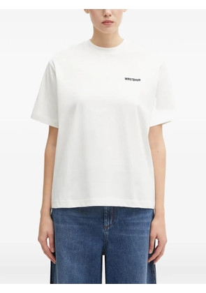 WRSTBHVR logo T-shirt - White
