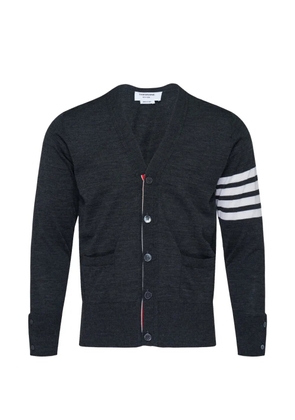 Thom Browne 4-Bar V-neck cardigan - Grey