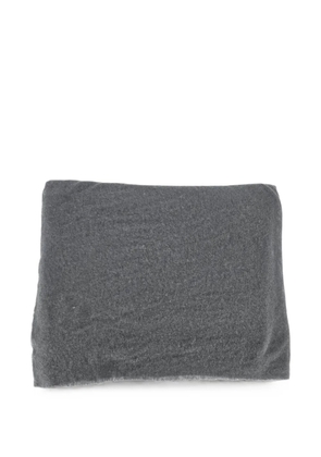 Botto Giuseppe fringed cashmere scarf - Grey