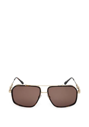 Barbour pilot-frame sunglasses - Brown