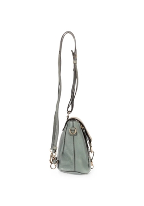 Chloé Pre-Owned Faye ring-detail backpack - Blue