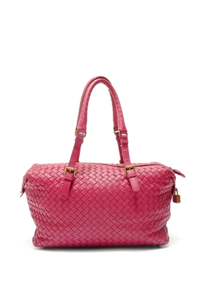 Bottega Veneta Pre-Owned 2000s Montaigne Intrecciato shoulder bag - Pink