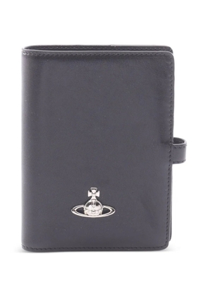 Vivienne Westwood Pre-Owned 2020s Orb plaque passport case - Black