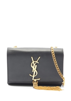 Saint Laurent Pre-Owned 2010s Kate chain-strap tassel-detail leather shoulder bag - Black