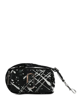 Marc Jacobs The Snapshot paint-splatter cross body bag - Black