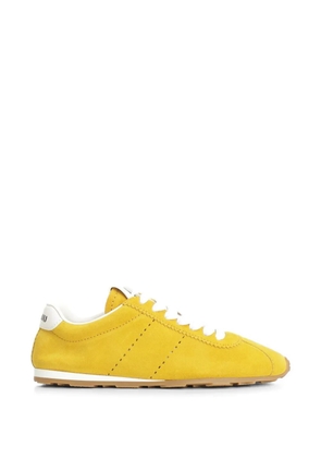 Miu Miu Plume suede sneakers - Yellow