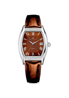 CHRISTIAN VAN SANT Gemma 34mm watch - Brown