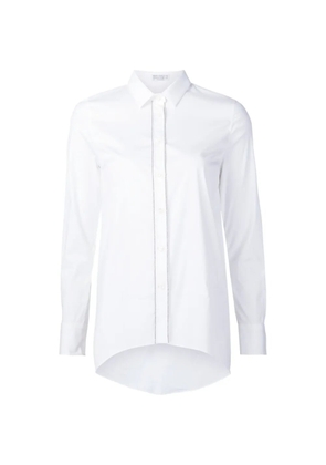 Brunello Cucinelli curved hem shirt - White
