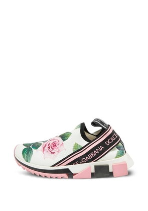 Dolce & Gabbana Pre-Owned Sorrento floral-print sneakers - White