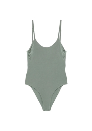 MOUTAKI scoop-neck ruched swimsuit - Green