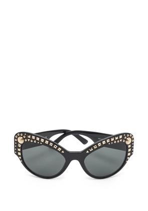 Versace Pre-Owned studded cat-eye sunglasses - Black