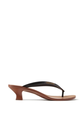 Versace Sophie rubber thong sandals 40mm - Black