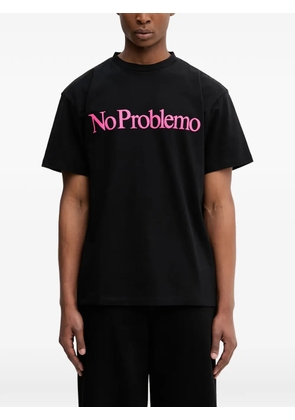 NO PROBLEMO logo-print T-shirt - Black