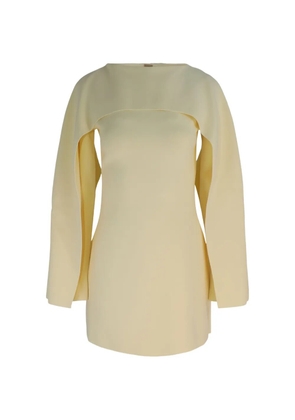 Cult Gaia Almina cape-sleeve mini dress - Yellow