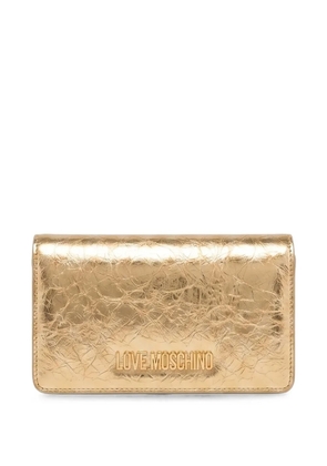 Love Moschino metallic-chain shoulder bag - Gold